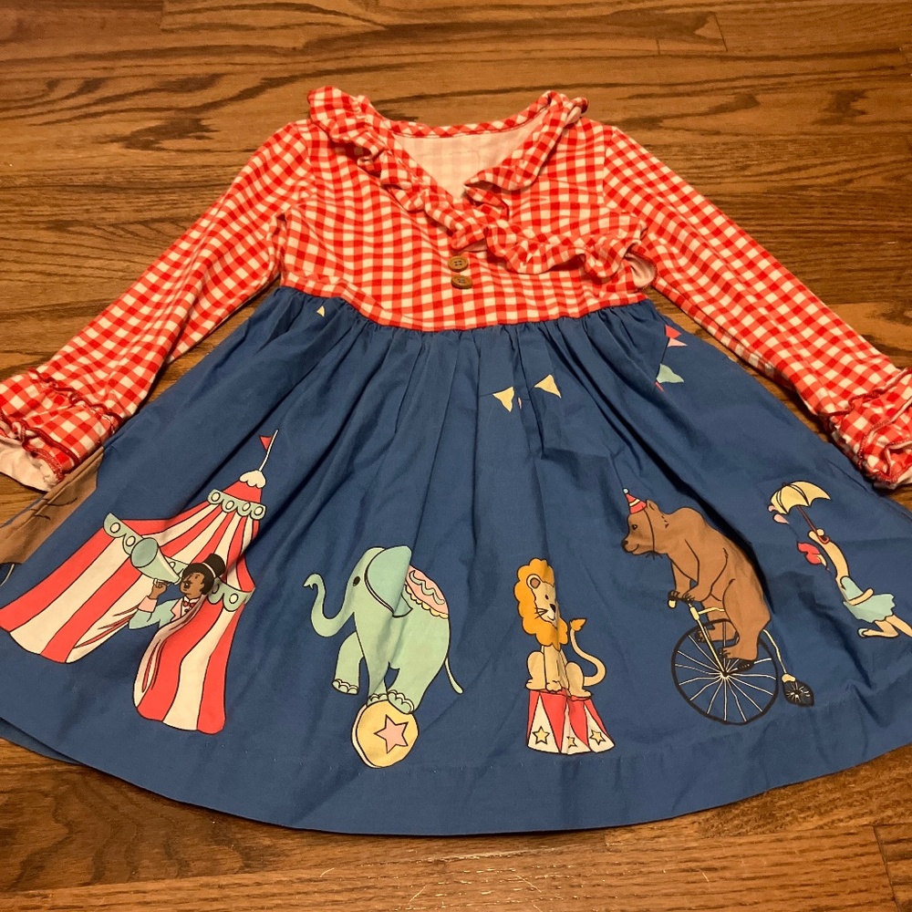 Eleanor Rose Circus Dress size 4-5, GUC
